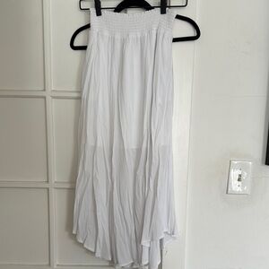 Elegant White Women's Skirt